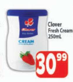 Clover Fresh Cream 250mL