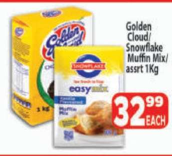 Golden Cloud/Snowflake Muffin Mix