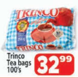 Trinco Tea Bags 100's