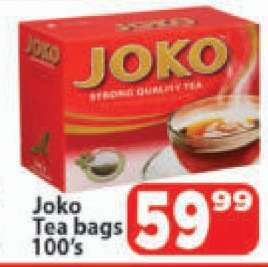 Joko Tea bags 100's