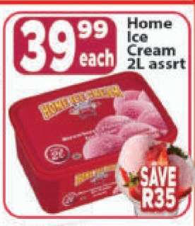 Home Ice Cream 2L assrt