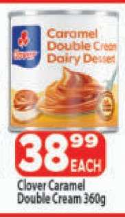 Clover Caramel Double Cream 360g