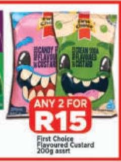 First Choice Flavoured Custard