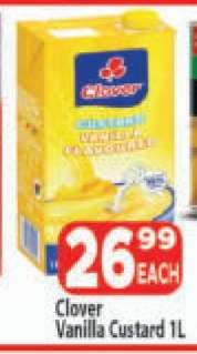 Clover Vanilla Custard 1L
