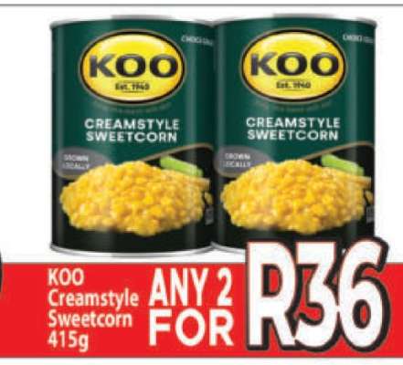 KOO Creamstyle Sweetcorn 415g