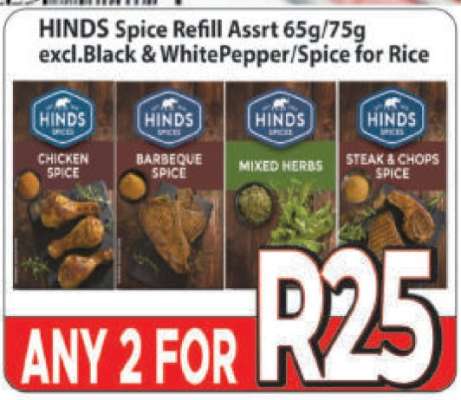 HINDS Spice Refill Assrt 65g/75g