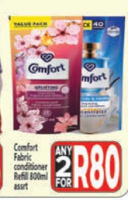 Comfort Fabric conditioner Refill 800ml