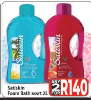 Satiskin Foam Bath assrt 2L