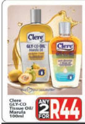 Clere GLY-CO Tissue Oil/Marula