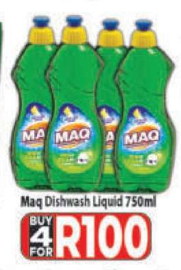 Maq Dishwash Liquid 750ml