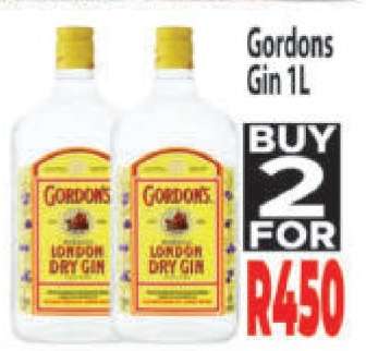 Gordons Gin 1L
