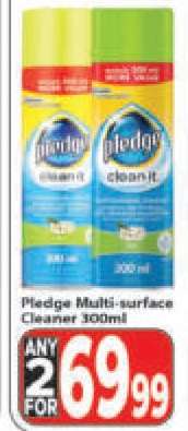 PLEDGE Multi Surface Cleaner 300ml
