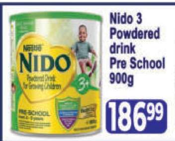 Nido 3 Powdered drink Pre School 900g