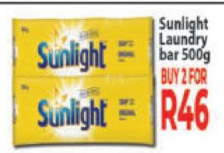 Sunlight Laundry Bar 500g