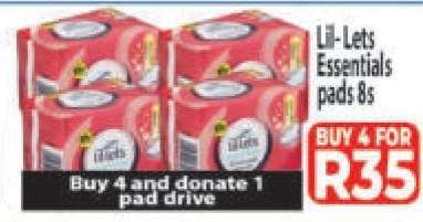 LIL-LETS Essentials Pads 8s