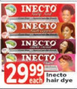 Inecto hair dye