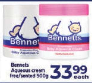 Bennetts Aqueous cream