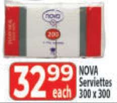 NOVA Serviettes