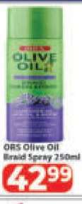ORS Olive Oil Braid Spray 250ml