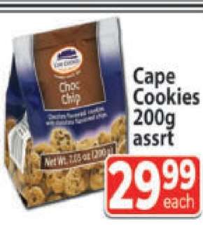 Cape Cookies 200g assrt