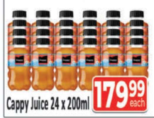 Cappy Juice 24 x 200ml