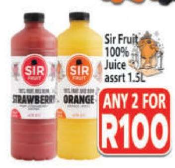 Sir Fruit 100% Juice
