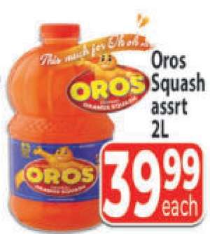Oros Squash assrt 2L