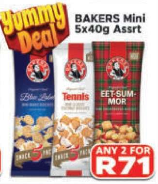 BAKERS Mini 5x40g Assrt
