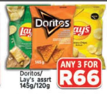 Doritos/Lay's assrt 145g/120g