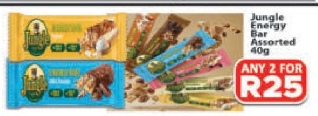 Jungle Energy Bar Assorted 40g