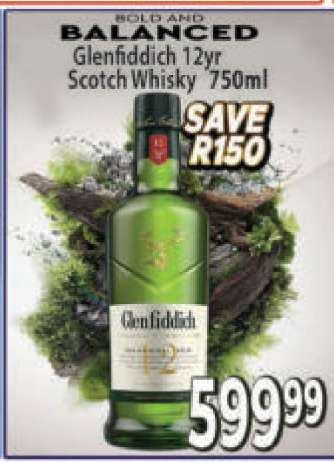 Glenfiddich 12yr Scotch Whisky 750ml