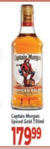 Captain Morgan Spiced Gold 750ml