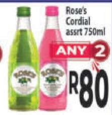 Rose's Cordial