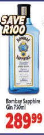 Bombay Sapphire Gin 750ml