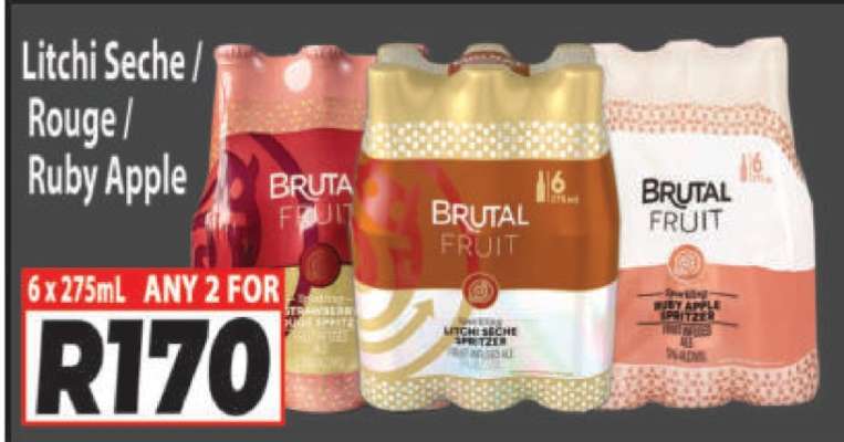 Brutal Fruit Litchi Seche / Rouge / Ruby Apple