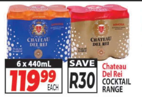 Chateau Del Rei Cocktail Range