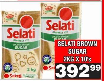 SELATI BROWN SUGAR 2KG X 10's