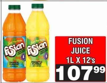 FUSION JUICE 1L X 12's