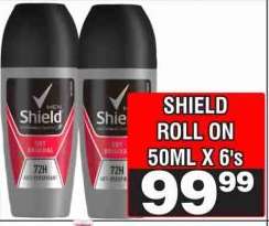 SHIELD ROLL ON 50ML X 6's