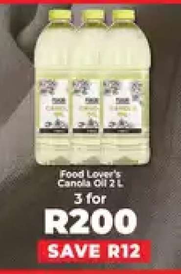 Food Lover's Canola Oil 2L