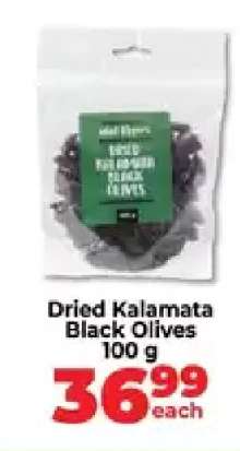 Dried Kalamata Black Olives
