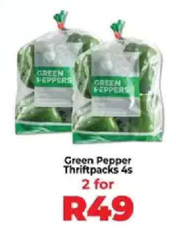 Green Pepper Thriftpacks 4s