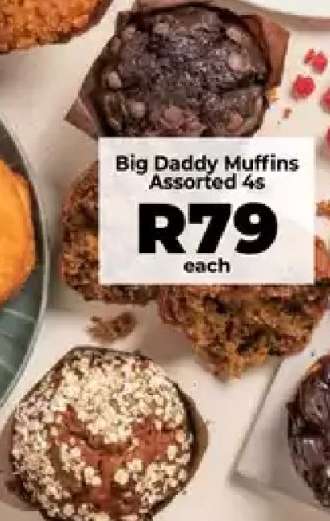 Big Daddy Muffins Assorted 4s