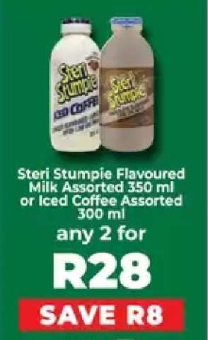 Steri Stumpie Flavoured Milk or Iced Coffee