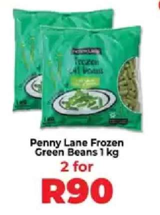Penny Lane Frozen Green Beans 1 kg