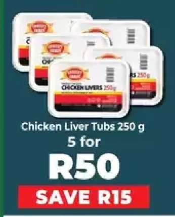 Chicken Liver Tubs 250 g