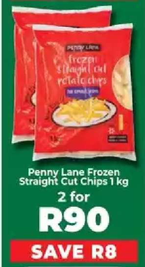 Penny Lane Frozen Straight Cut Chips 1 kg