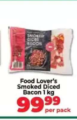 Food Lover’s Smoked Diced Bacon 1 kg