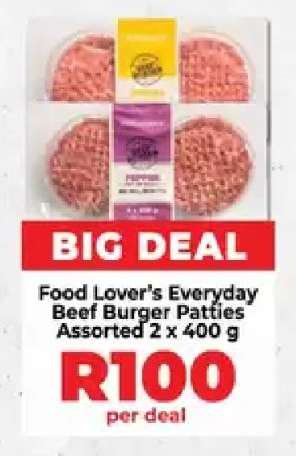 Food Lover’s Everyday Beef Burger Patties