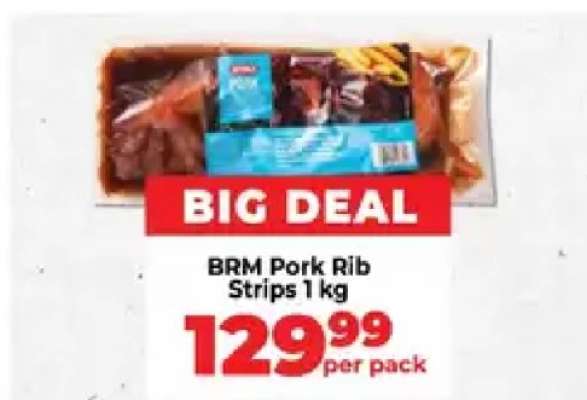 BRM Pork Rib Strips 1 kg